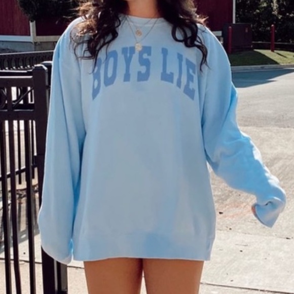 ✨BOYS LIE Sweatshirt /One Size L/XL - Picture 1 of 10